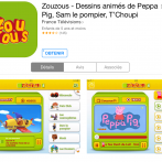 Appli pour les dessins animés : Zouzous / Pour regarder quelques dessins animés gentils, droles et éducatifs 