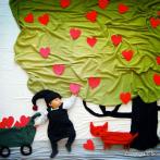 Quand le petit ceuille des coeurs