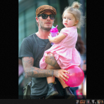 David Beckham a beau avoir 4 enfants, il est toujours un papa poule. Il le prouve avec sa petite Harper